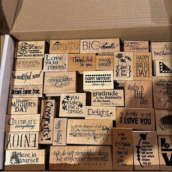 30 something Club Scrap sentiments stamps - Picture 1 of 5